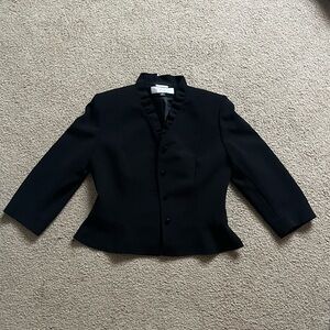 Tahari Black Women's Peplum Jacket